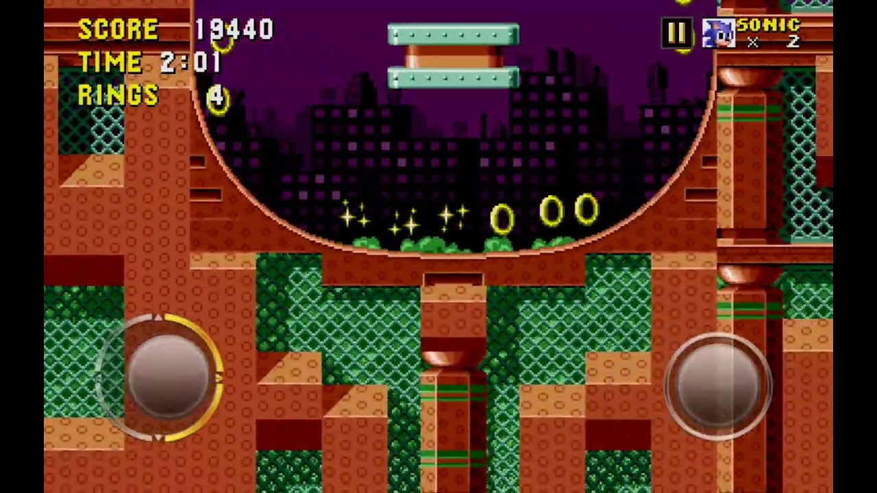 Sonic 1 mobile  -   spring yard zone