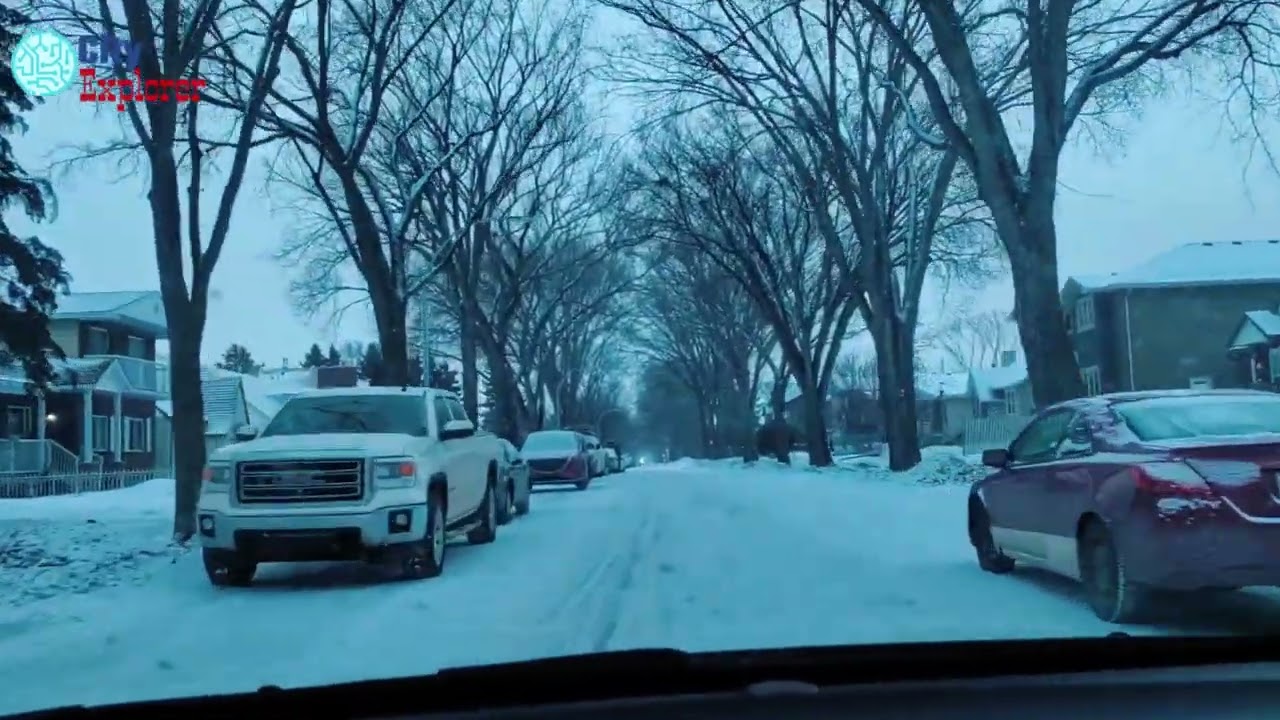 Drive Around Rough Neighborhoods In Edmonton -  118 avenue 🚗🚓🏙🌆