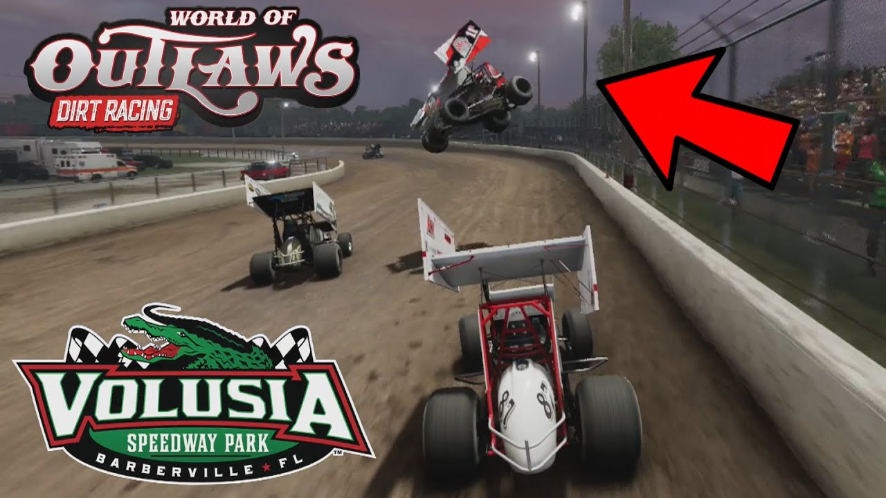 (Its Already Insane!) World Of Outlaws Dirt Racing: Championship Mode R1/14 At Volusia