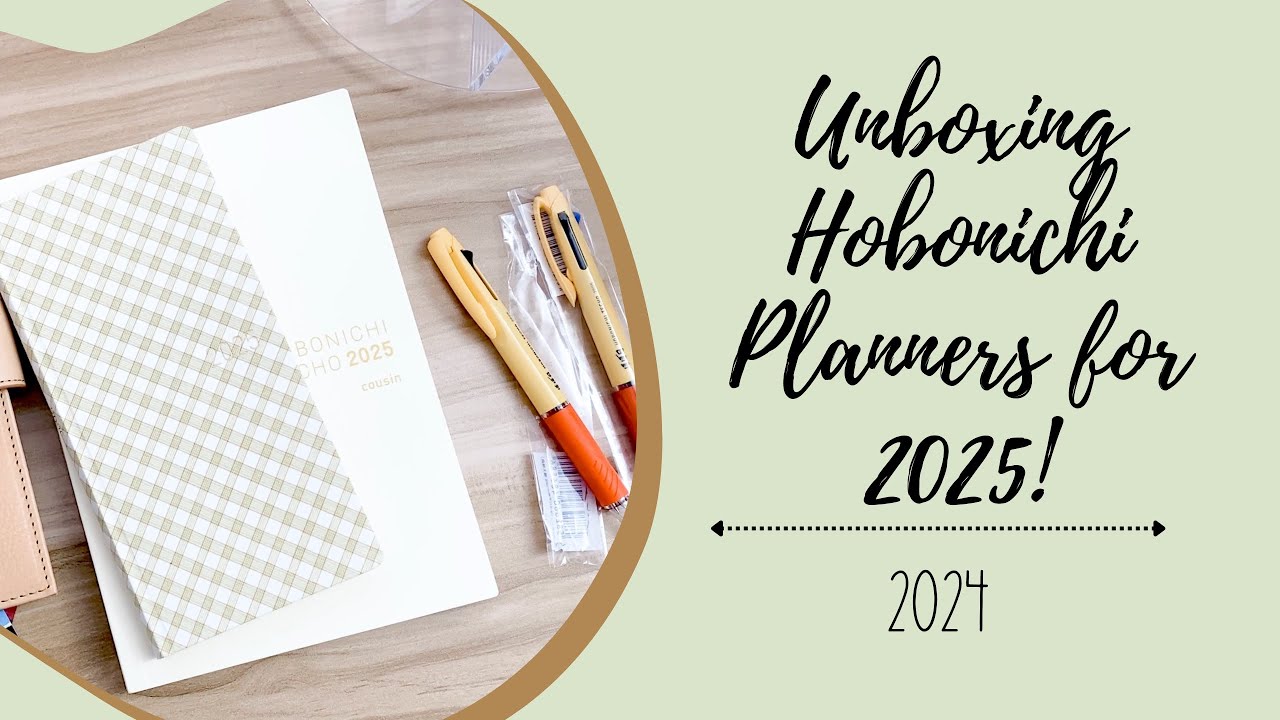 It's Here!!! Hobonichi 2025 and Moterm Unboxing! 📦