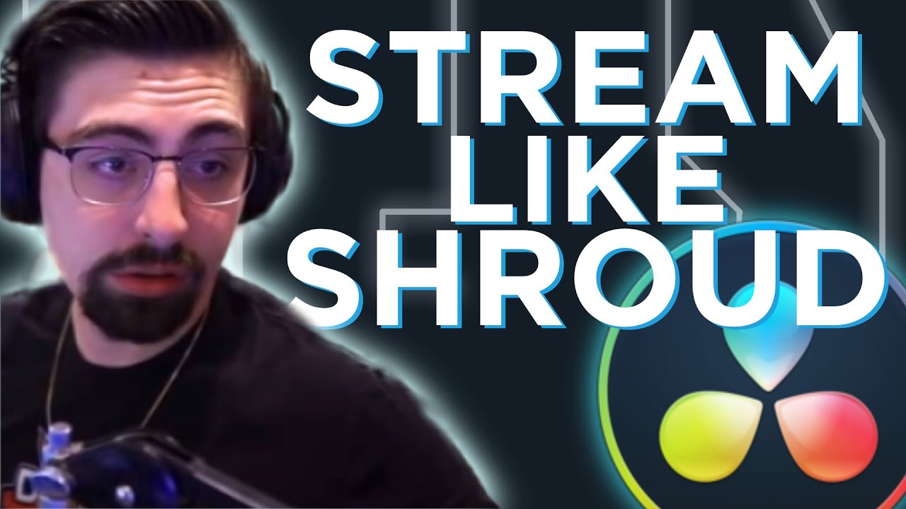 How to Create Shroud's New Stream Transition in DaVinci Resolve.