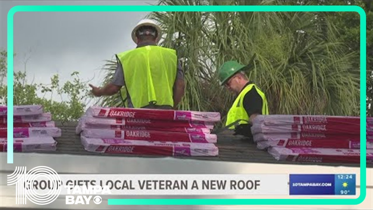 Local veteran gifted new roof through nonprofit group