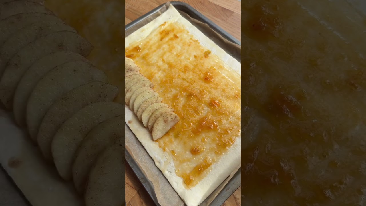 Speedy Apple Tart 🍎✨ Easy Dessert with Puff Pastry