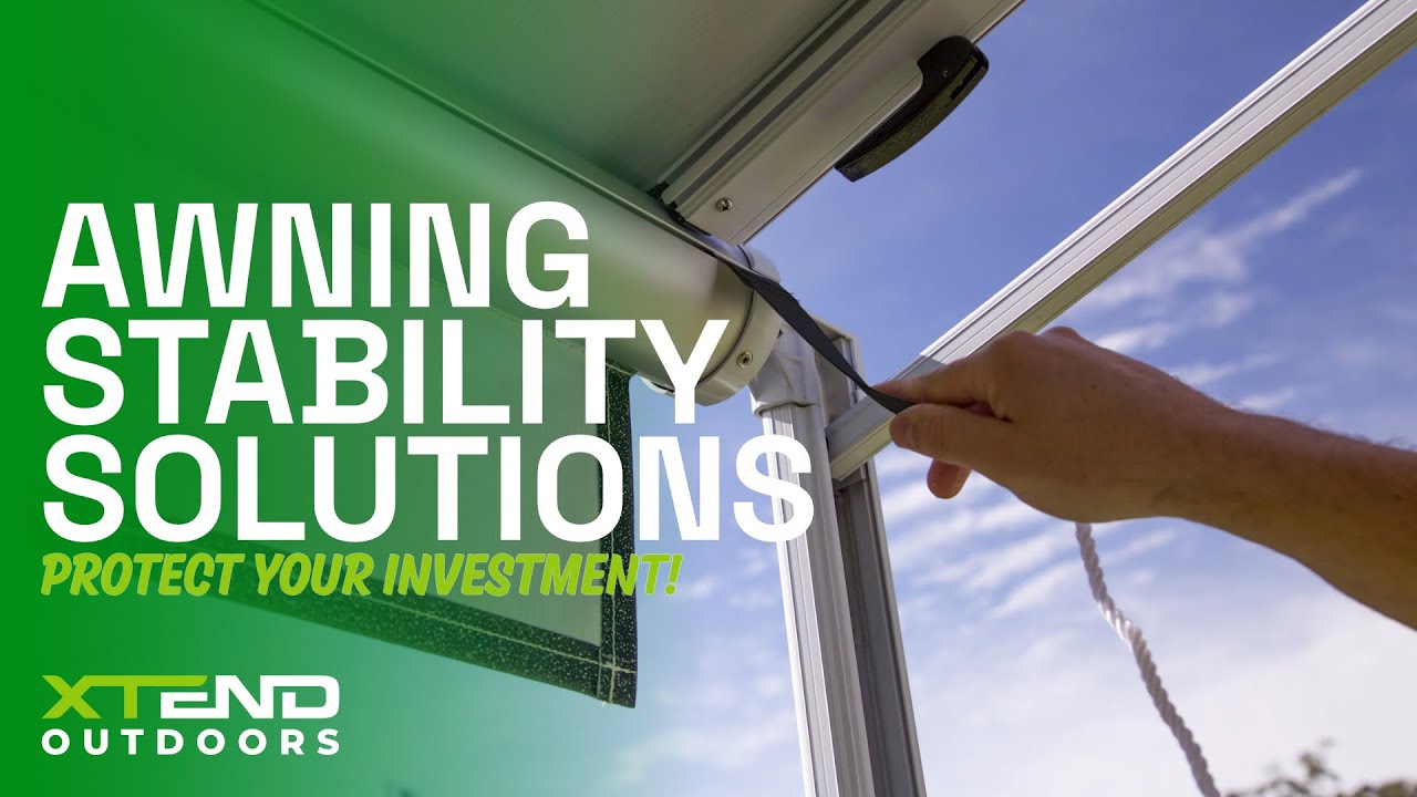 Protect your investment with Xtend Outdoors' Awning Stability Solutions!