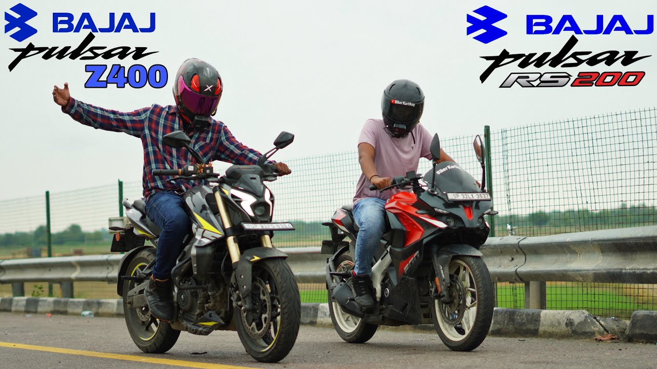Bajaj Pulsar Ns400z против Bajaj Pulsar Rs200 || Гонка на выносливость || неожиданный результат