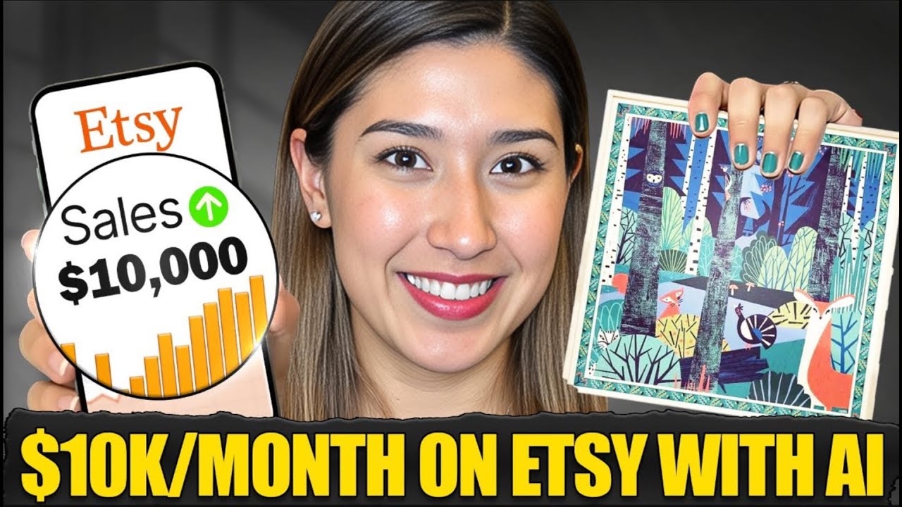 Создавайте с помощью ИИ товары, которые приносят 10 000 долларов в месяц на Etsy.