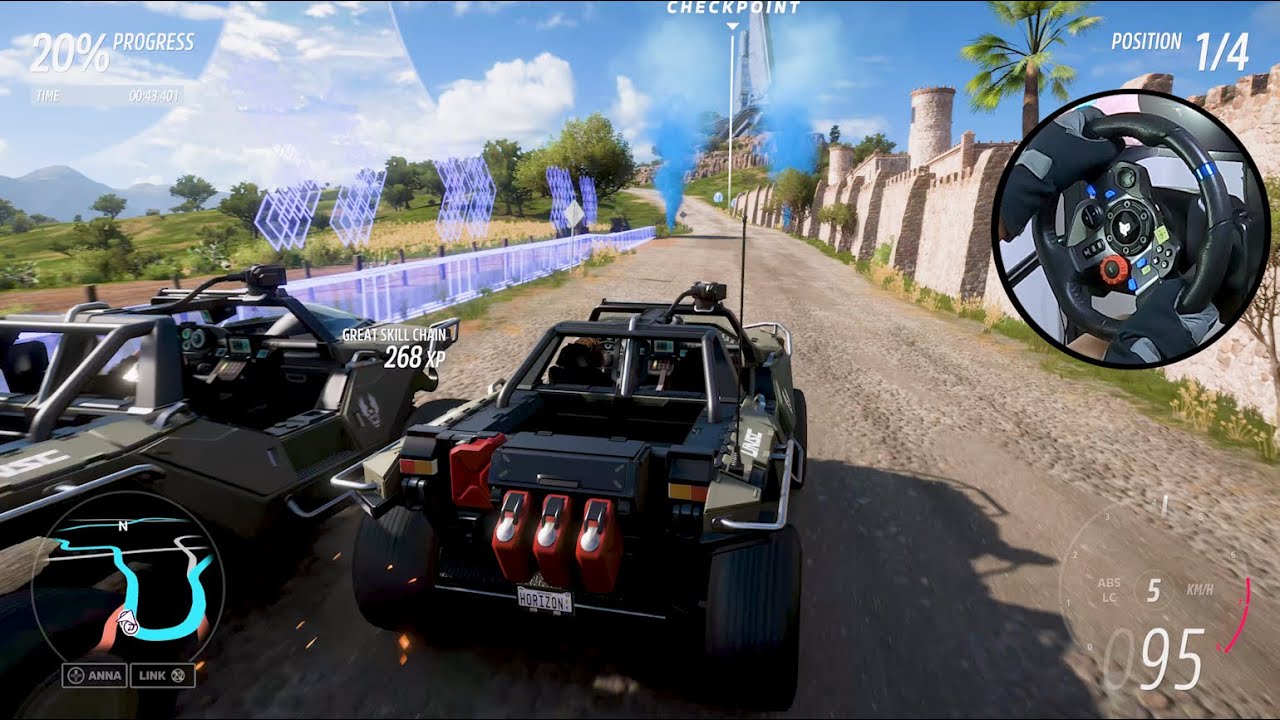 Halo Warthog Racing / Forza Horizon 5 / Logitech G29