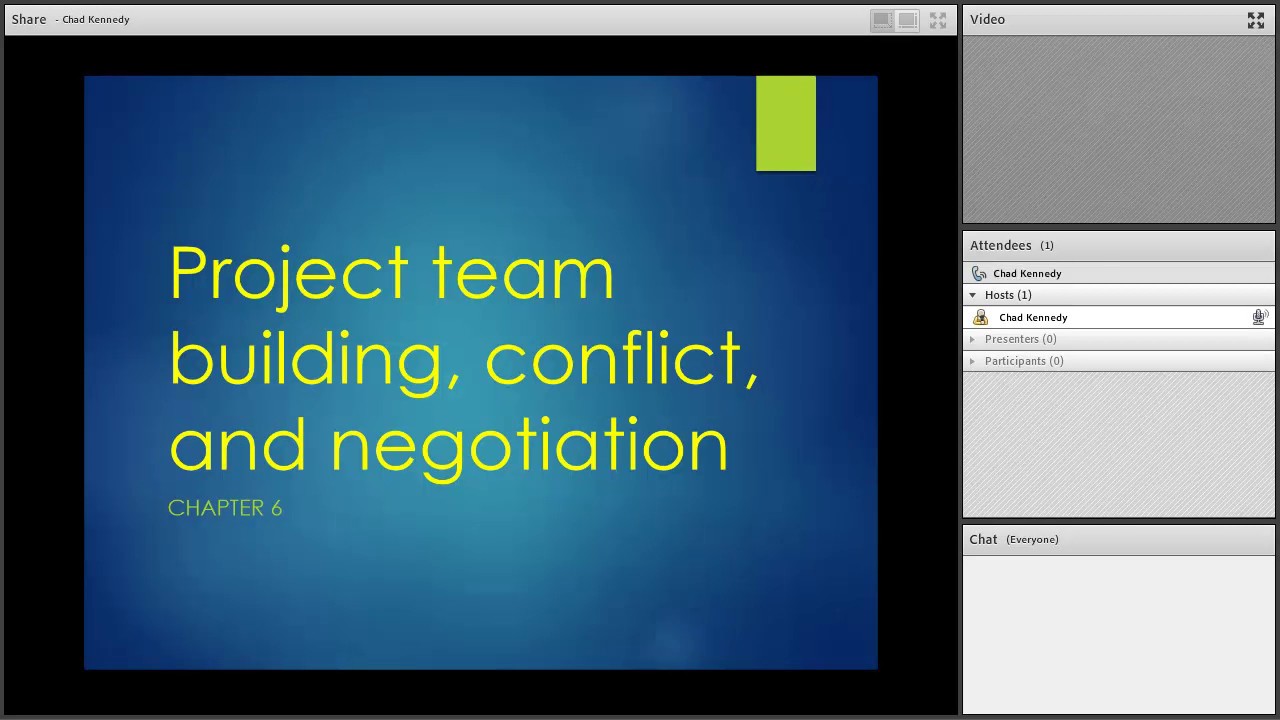TMC 470: Team Building, Conflict Management, and Negotiation