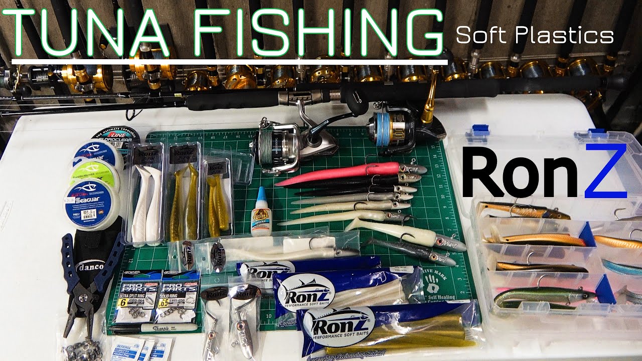 Tuna Fishing Soft Plastics | RonZ lures | Paddle tails