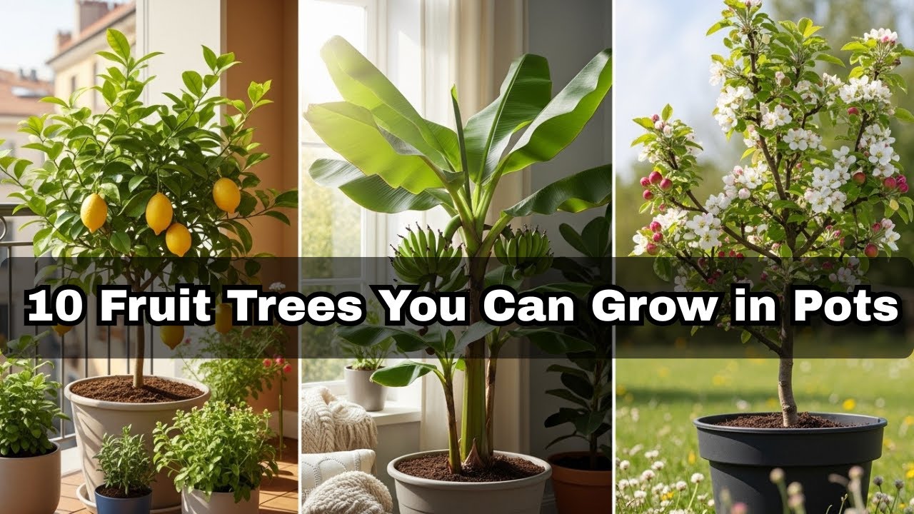 10 Fruit Trees You Can Grow in Pots