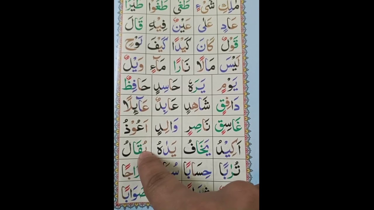 Noorani Qaida – Lesson(7) Takhti No(9)     Learn Noorani Qaida with Tajweed