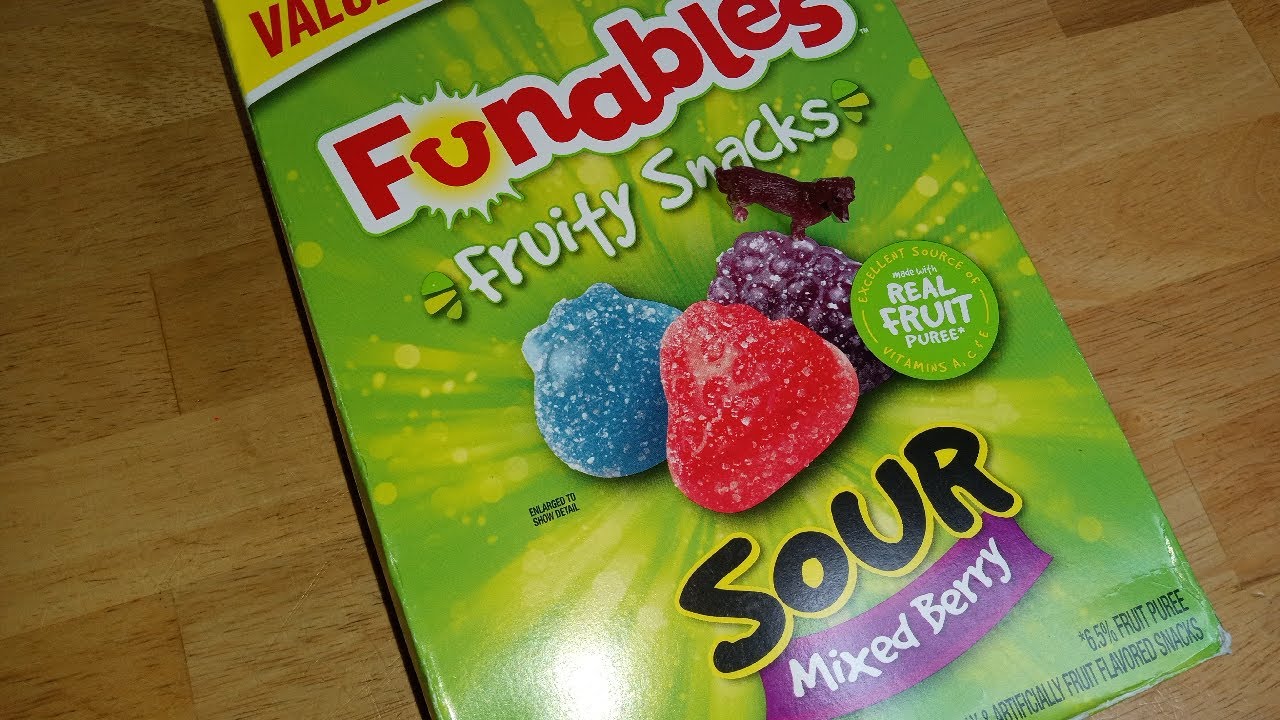Unboxin Doxin - Funables Fruity Snacks Sour Mixed Berry Fruit Snacks
