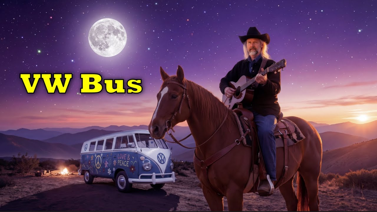 VW Bus ~Dr Oxide (Larry Sieniuc) #cowboy  #countryrock  #rock #nashville #cosmiccowboy #americana