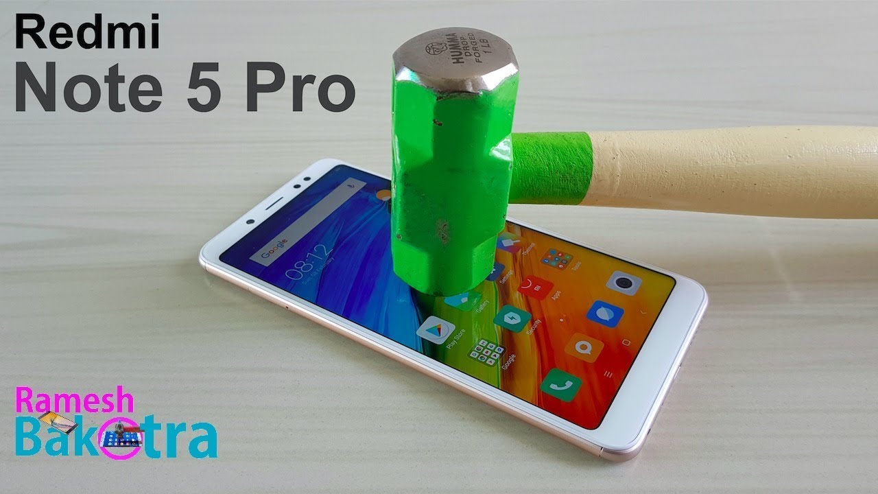 Redmi Note 5 Pro Screen Scratch Test