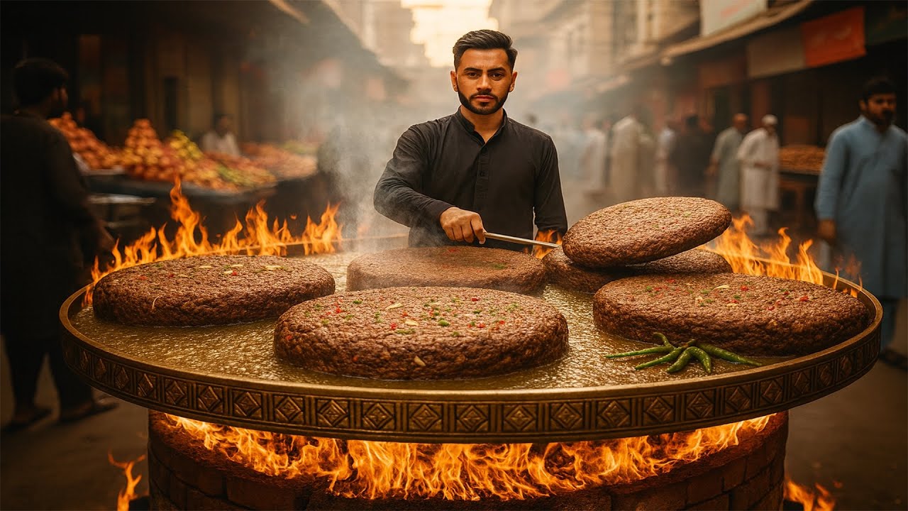 5 KG BIGGEST PAKISTANI GIANT SIZE BEEF QEEMA KABAB MAKING | ORIGINAL PESHAWARI CHAPLI KABAB RECIPE
