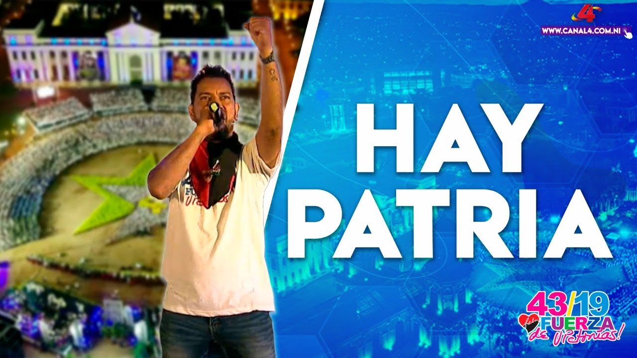 En Vivo: Hay Patria – Skapa2 en el 43 Aniversario de la Revolución Popular Sandinista