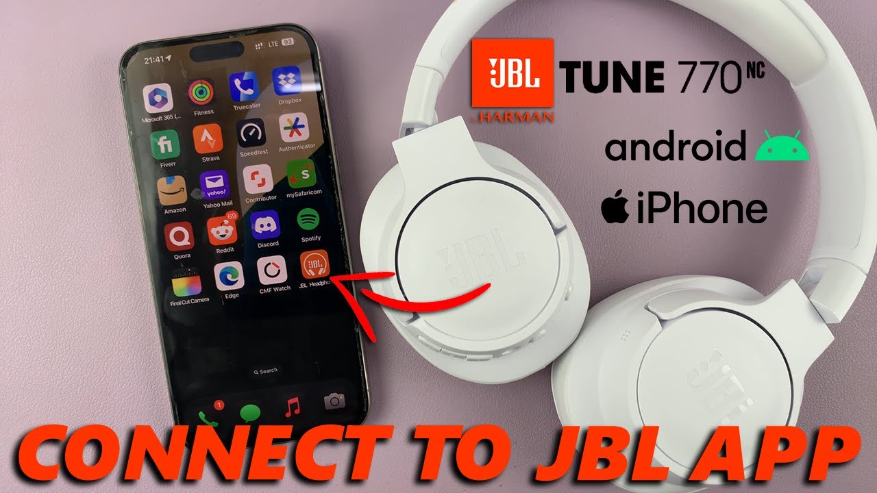 How To Connect JBL Headphones To JBL App (iPhone & Android)