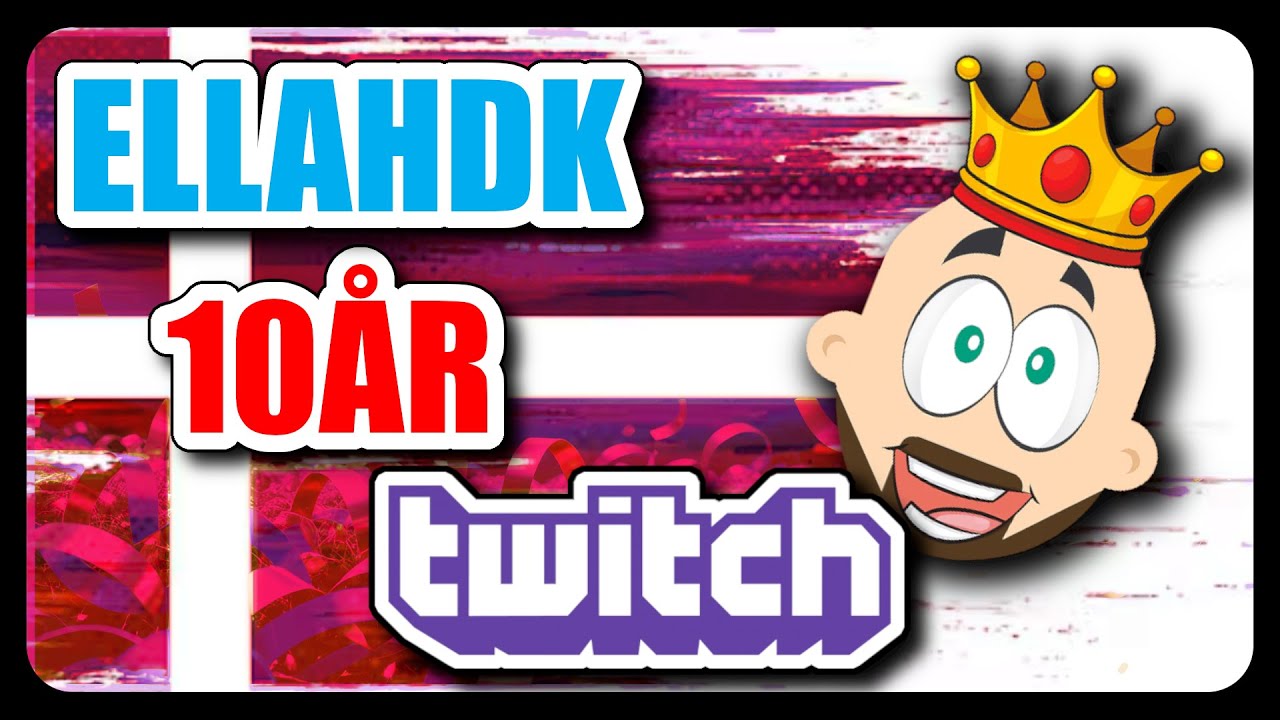 10 år på Twitch – Reaktionsvideo på surprise fra min chat ❤️