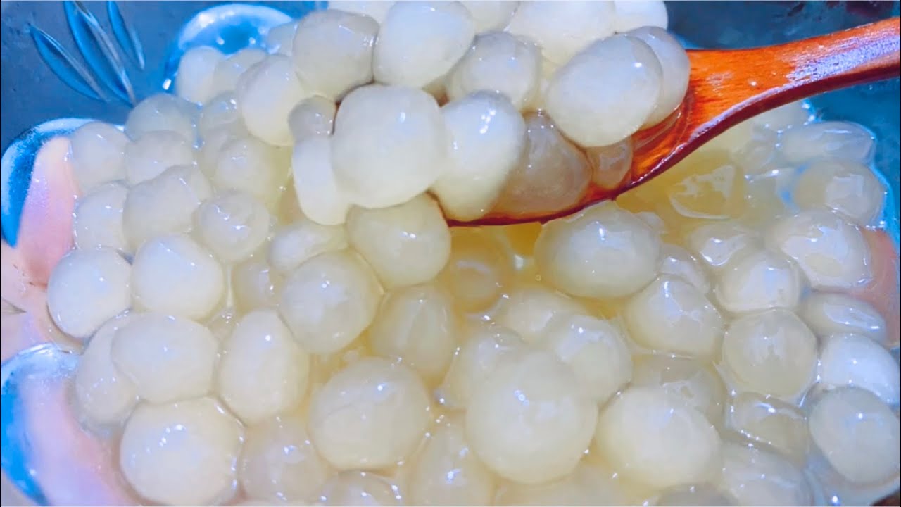 TRÂN CHÂU | CÁCH LÀM TRÂN CHÂU TRẮNG BẰNG BỘT NĂNG | TRÂN CHÂU TRONG, DẺO, ĐƠN GIẢN, DỄ LÀM