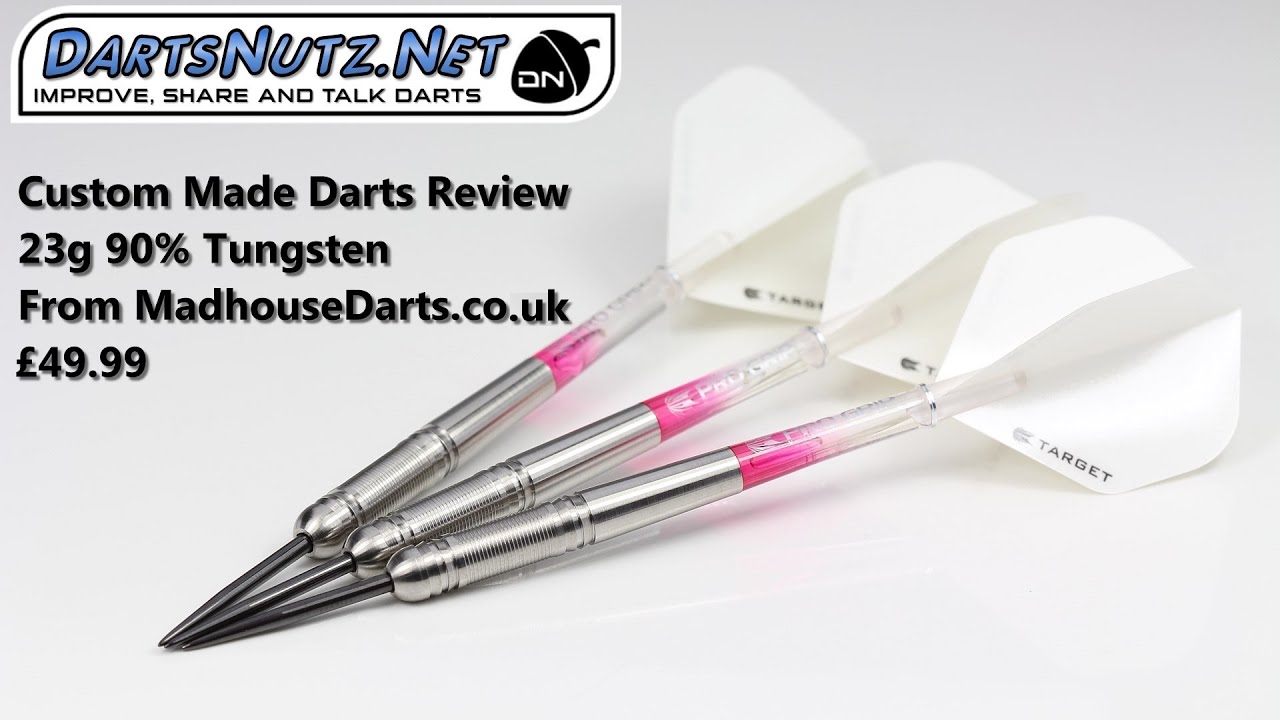 Custom made darts review made by Madhousedarts.co.uk