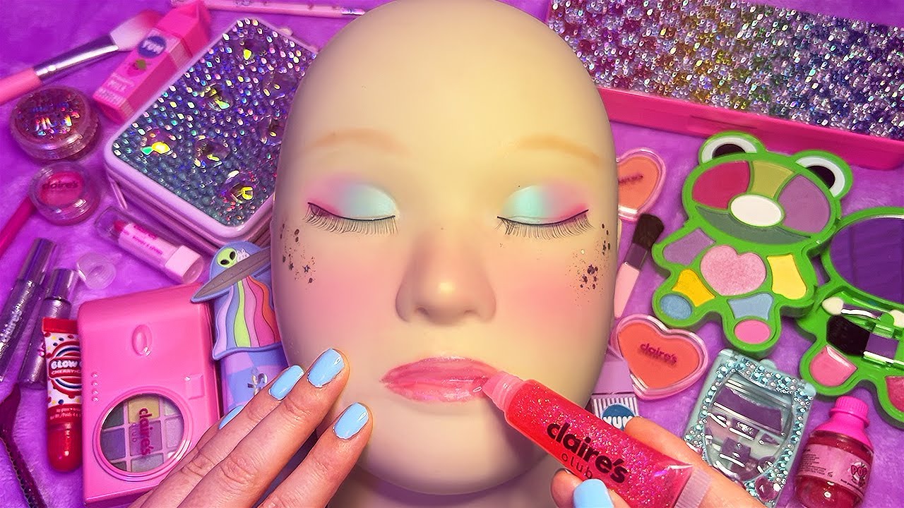 ASMR Claire’s Makeup on Mannequin (Whispered)
