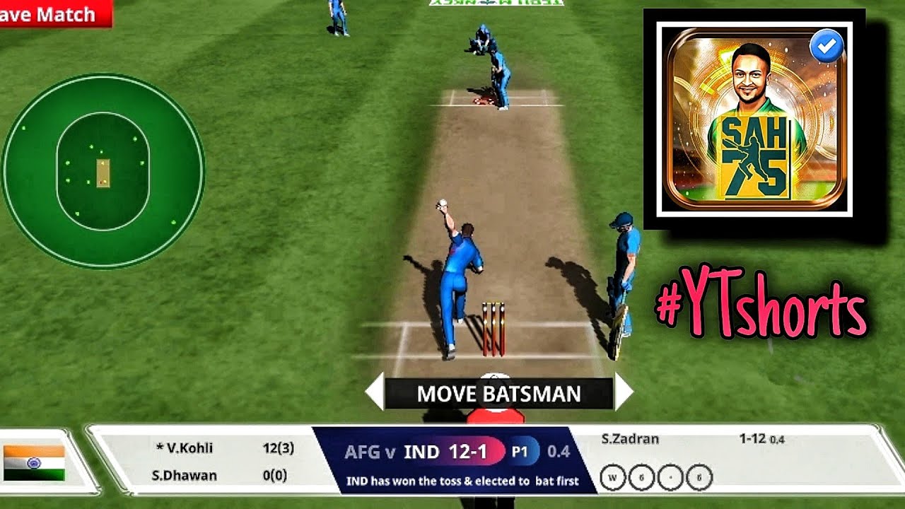 2 sixes in a row...SAH 75 Cricket Championship gameplay | Brand new game #shorts