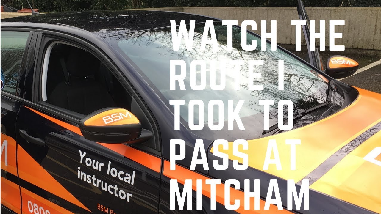 Mitcham Driving Test Route 10th June 2019 9.07am ROB