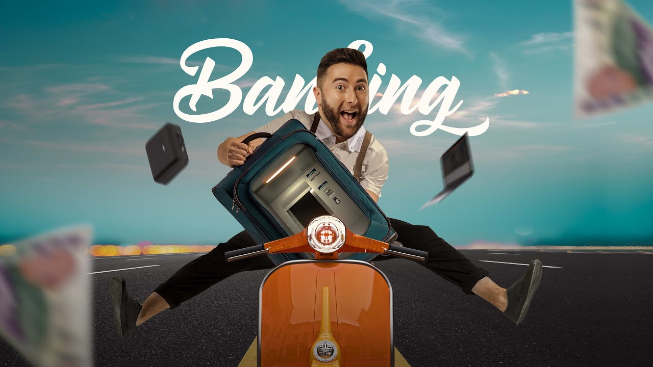 Bank advertising Photo Manipulation Photoshop Tutorial