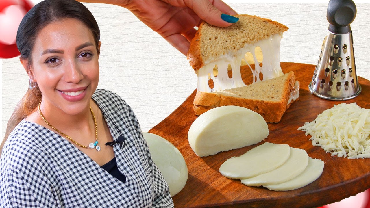 لكل عشاق الجبنة الموتزاريلا😋فاطمة زكريا حضرت لناطريقة بسيطة لعمل الجبنة في البيت بكل تكاتها وحركاتها
