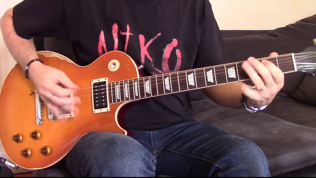 Guns N' Roses - Rocket Queen Tokyo 92 (guitar cover) with Gibson Slash VOS Aged & Signed!!