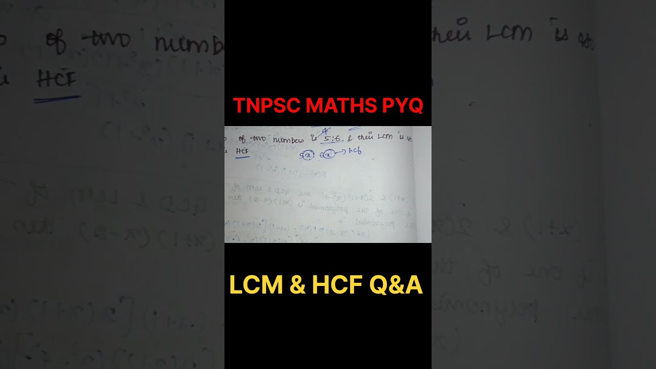 The ratio of two numbers is 5:6 & their LCM is 480 their HCF