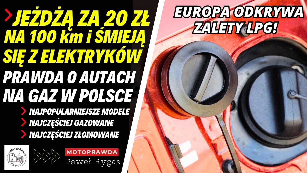 Jeżdżą za 20 zł/100 km i śmieją się z elektryków. WSZYSTKO O SAMOCHODACH NA LPG W POLSCE
