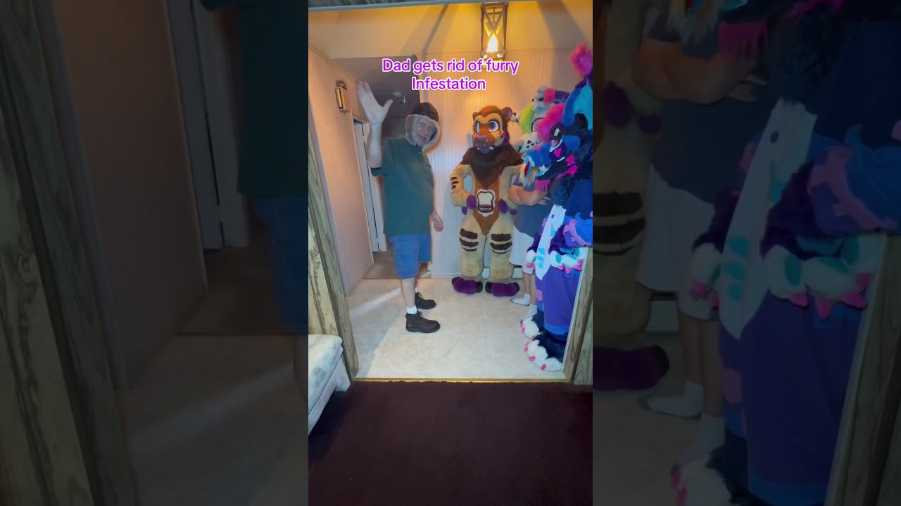 He did not get rid of us #furry #fursuit #costume #cosplay