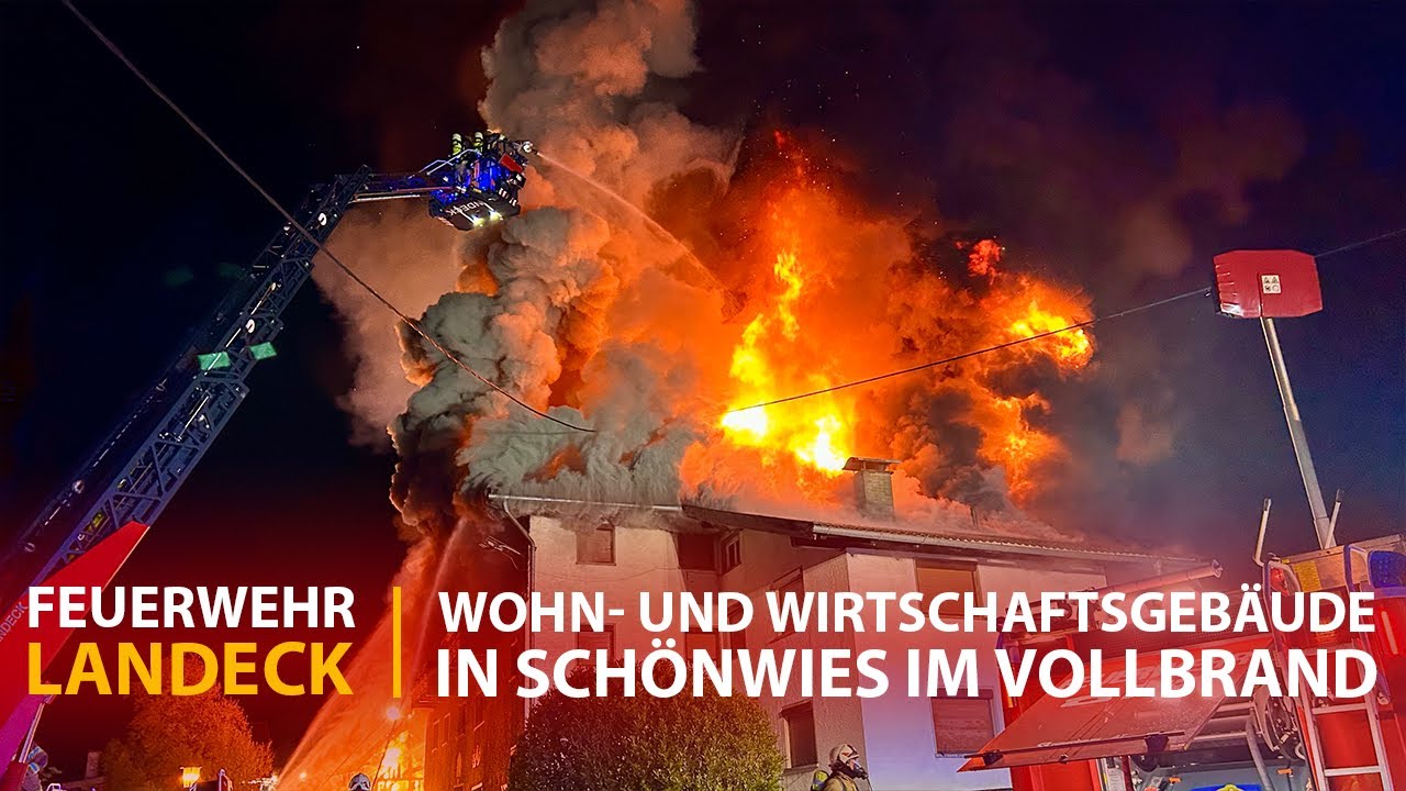 2025 Brand Wohn- und Wirtschaftsgebäude in Schönwies