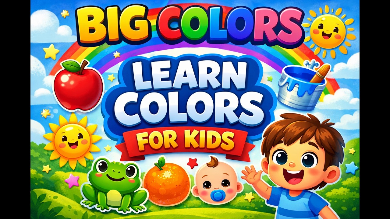 Learn Colors for Kids 🌈 | Fun Color Learning Video for Children