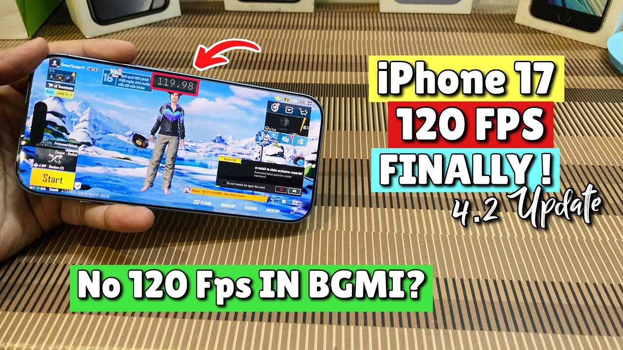 Final 120 Fps Support For iPhone 17🔥| PUBG & BGMI (4.2 Update)