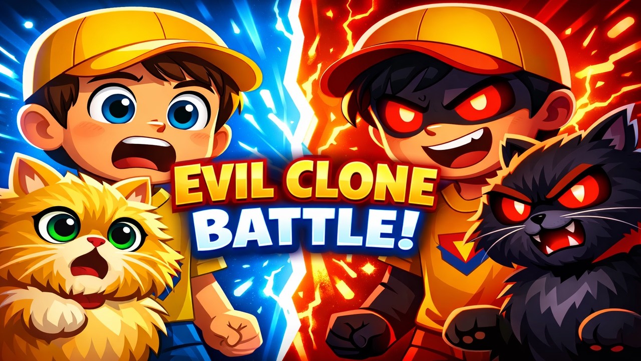 Tommy And Zigyy - Tommy vs Evil Clone! Ultimate Identity Battle | 3D Animated Adventure🐱