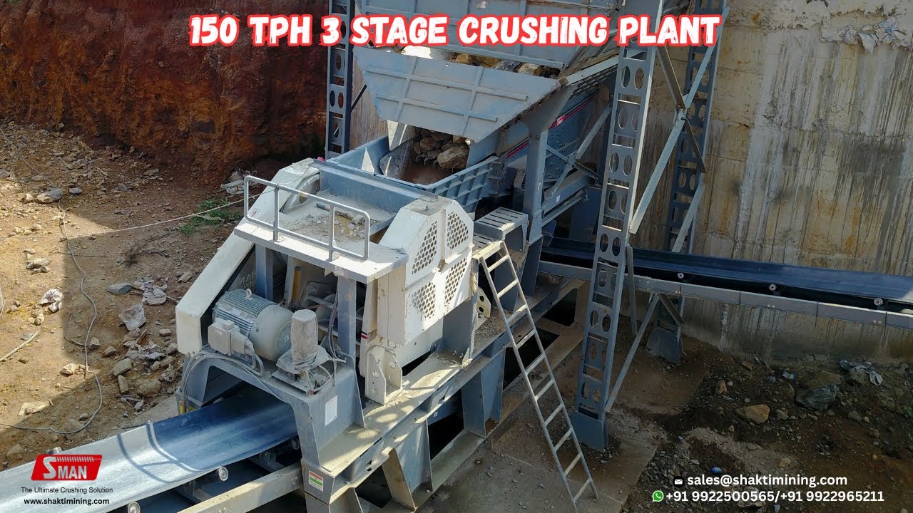 150 TPH 3-stage crushing plant | Crushing Plant |