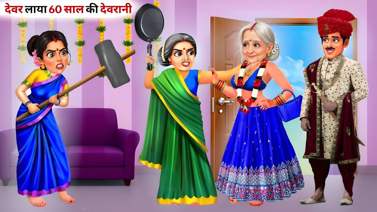 देवर लाया 60 साल की देवरानी | Devar Laya 60 Saal Ki Devrani | Saas Bahu | Hindi Kahani | Kahaniya