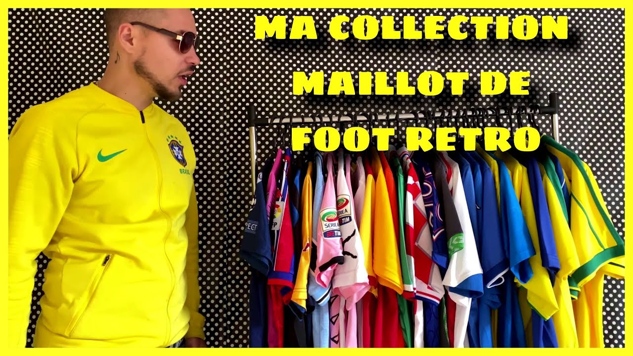 Ma Collection de Maillot De foot Retro Complète ⚽️ Jersey Collection