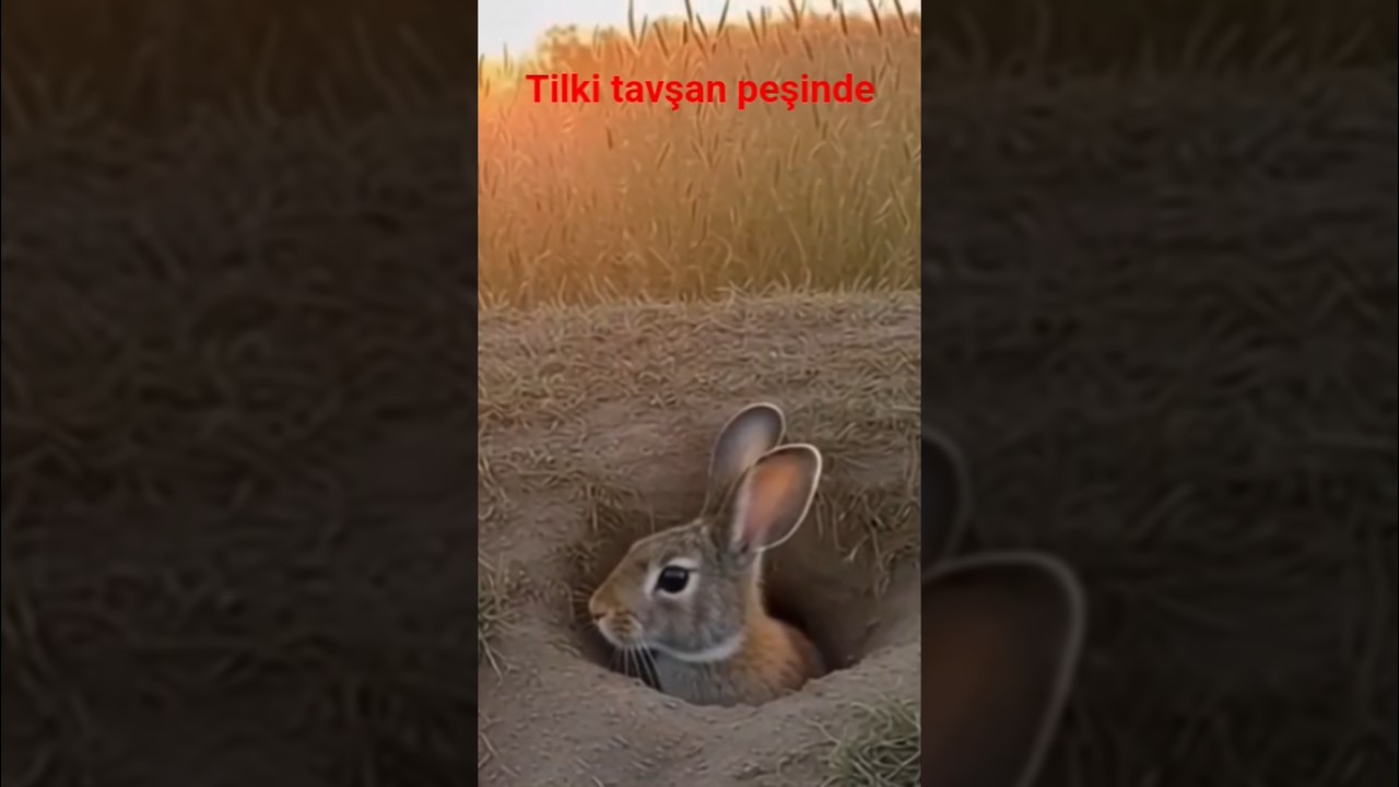 Tilki ve Tavşanın Saniyelerle Yarışı 🦊🐰Kısa hayvan hikâyeleri (vahşi + evcil) Shorts kanalı