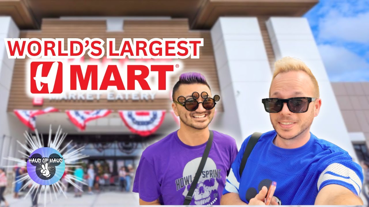 Внутри самого большого супермаркета H Mart в Америке! 🇰🇷 Полный тур по новому азиатскому супермар...