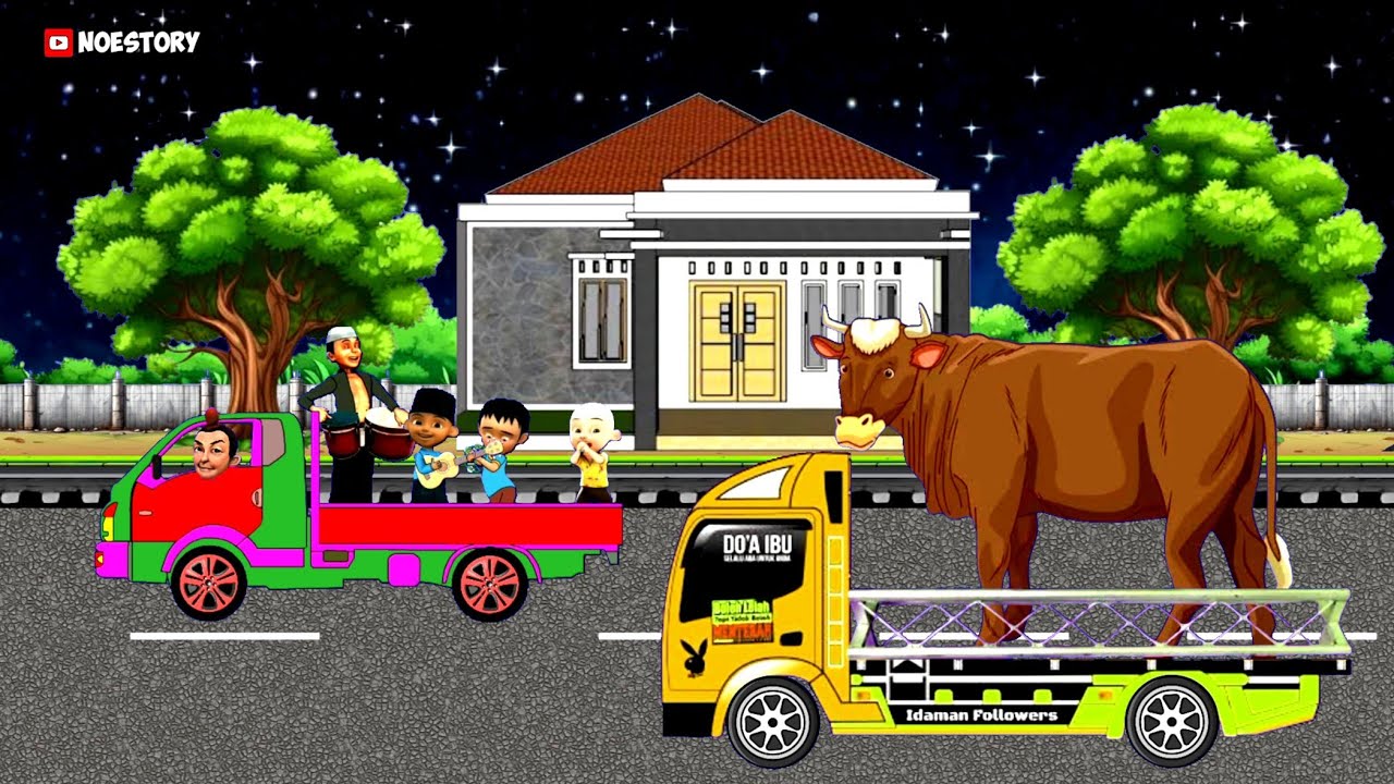 Pawai Takbiran Keliling Meriah Terbaru 2025 Truk Angkut Sapi Kurban Idul Adha