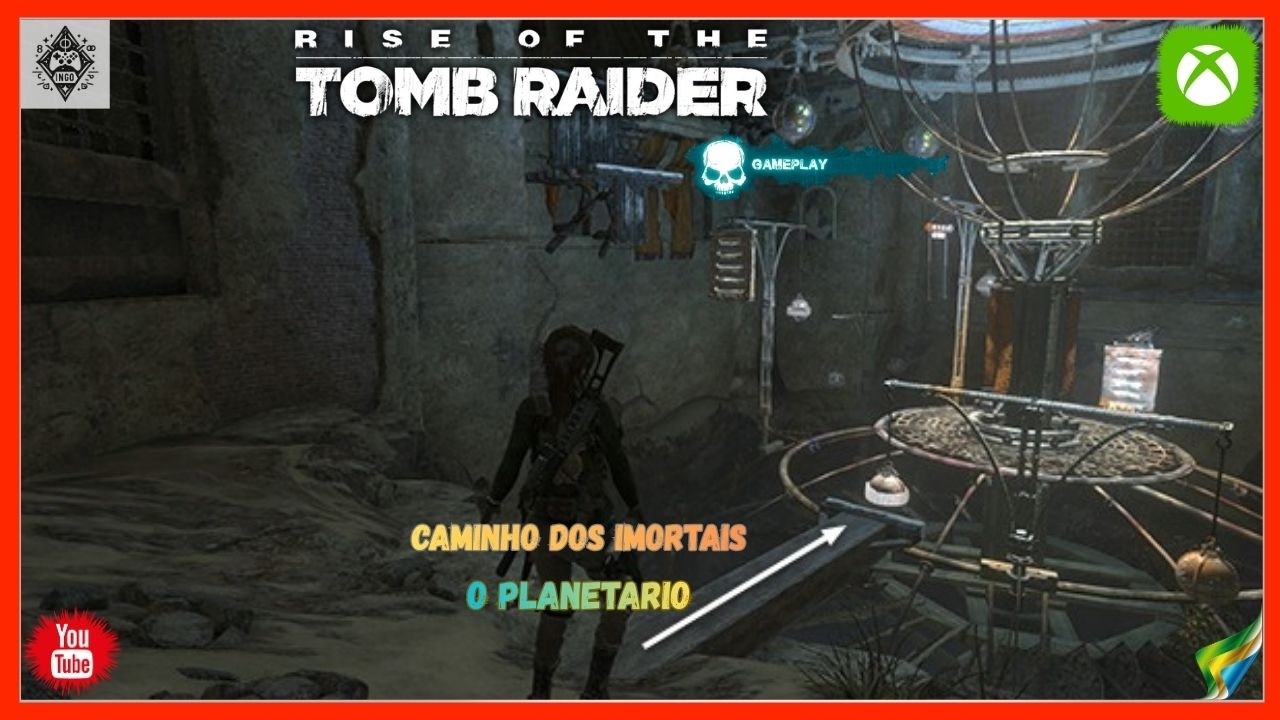 rise of tombrider gameplay Xbox one o caminho dos imortais  [ o planetário ]
