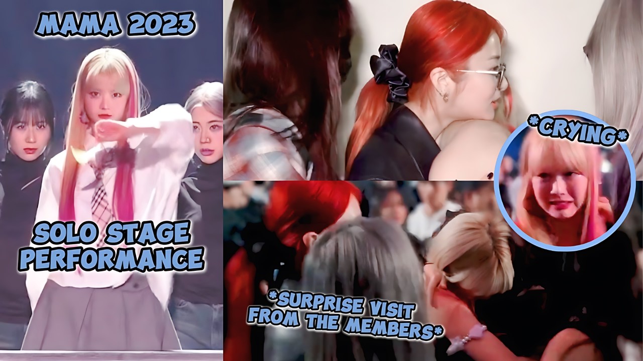 EUNCHAE suddenly cried after her solo performance at the 'MAMA Awards 2023' 😢