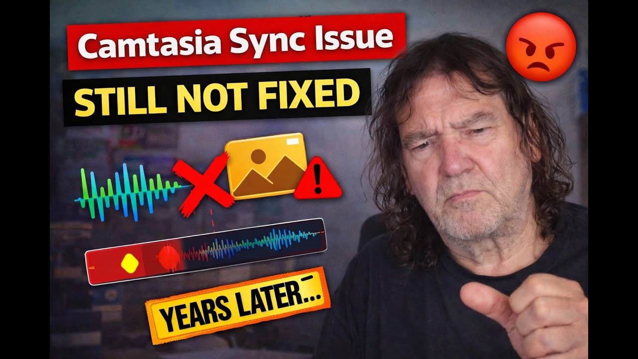 Camtasia Audio Out of Sync While Recording – STILL Not Fixed After YEARS 😡 (2026)