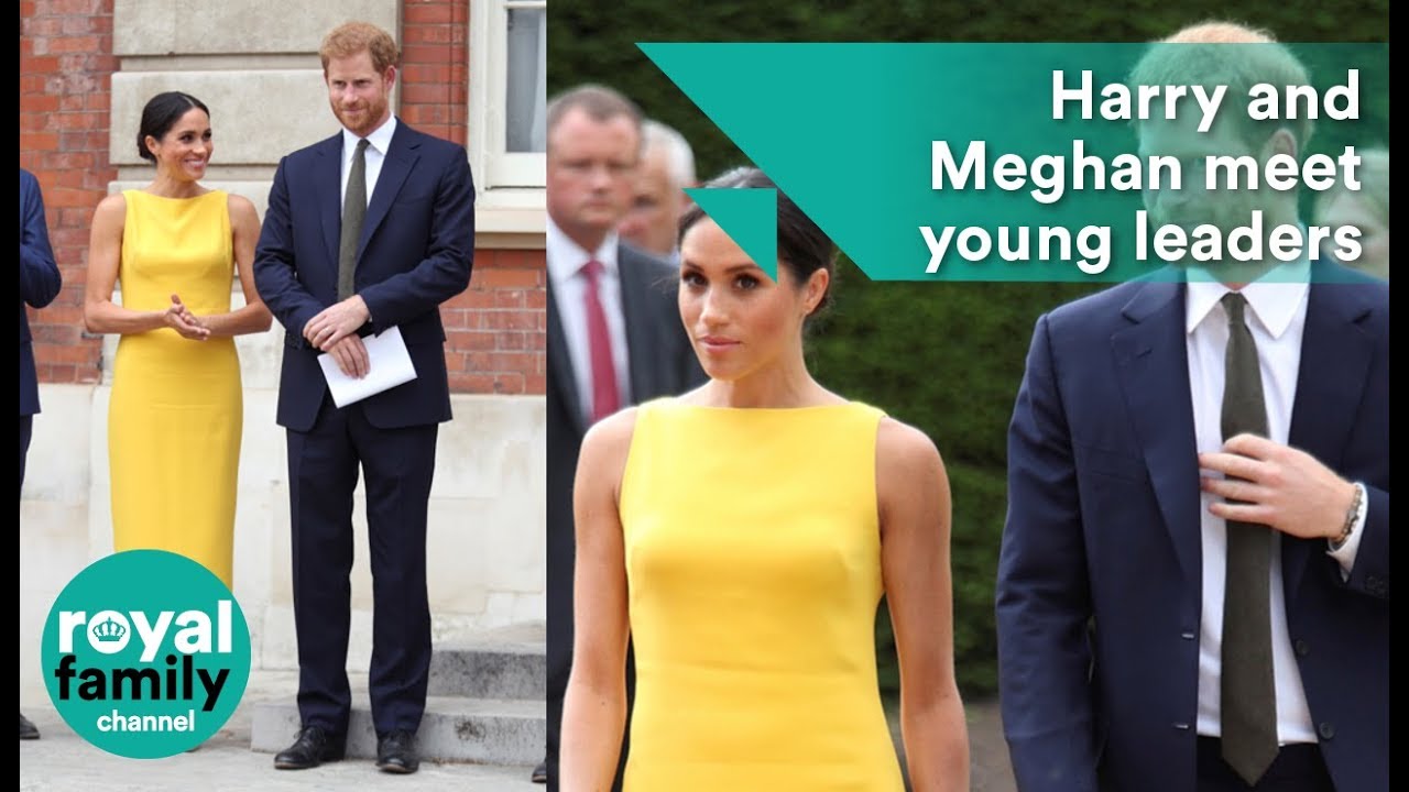 Prince Harry and Meghan meet young Commonwealth leaders