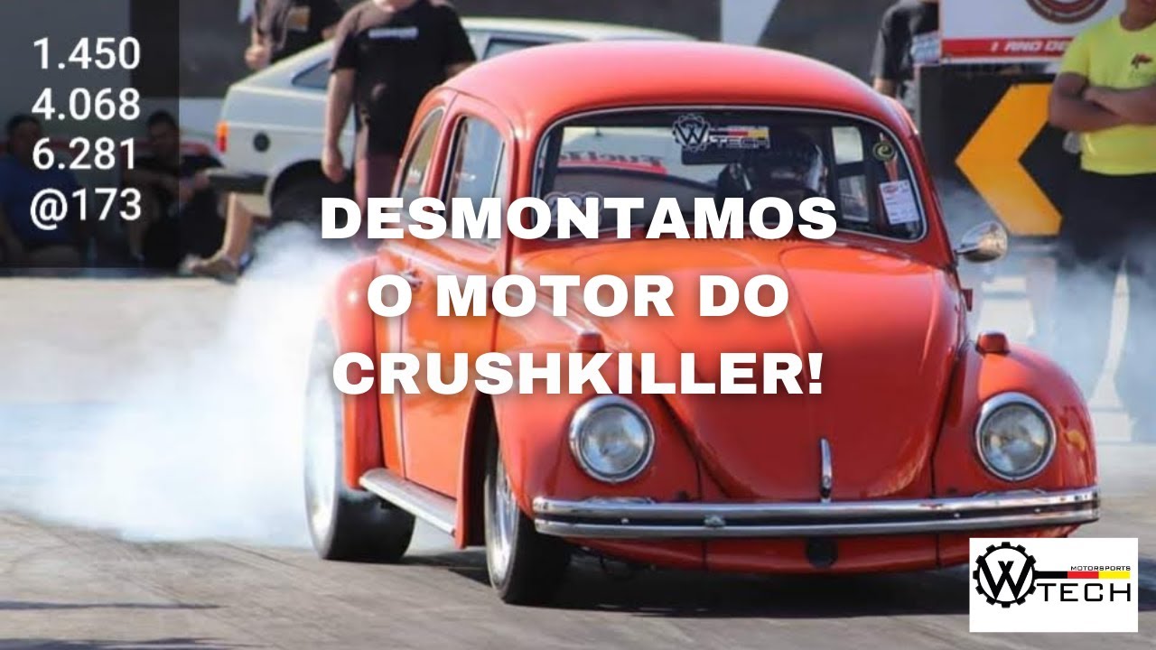 FUSCA 1584CC MAIS RÁPIDO DO MUNDO (CRUSHKILLER) - SAIBA QUAIS PEÇAS ERAM USADAS!