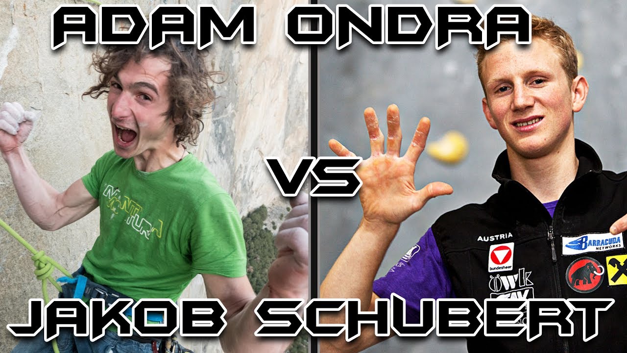 Adam Ondra vs Jakob Schubert - Climbing Comparison