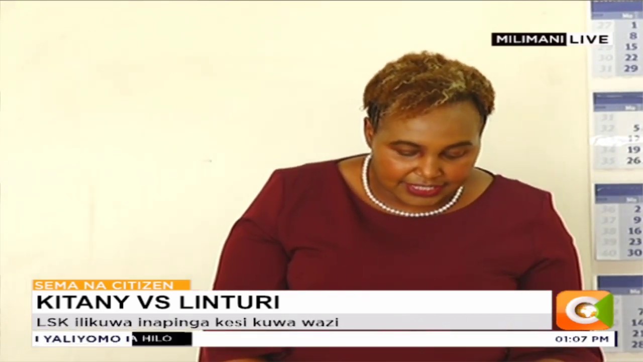 Kitany asema hakuna la kuficha kwenye kesi ya talaka na Seneta Linturi